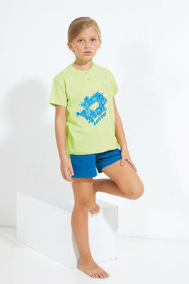 DÍVČÍ S/M PYŽAMÁ LP7050 Tellini S.R.L. Velkoobchodní oblečení